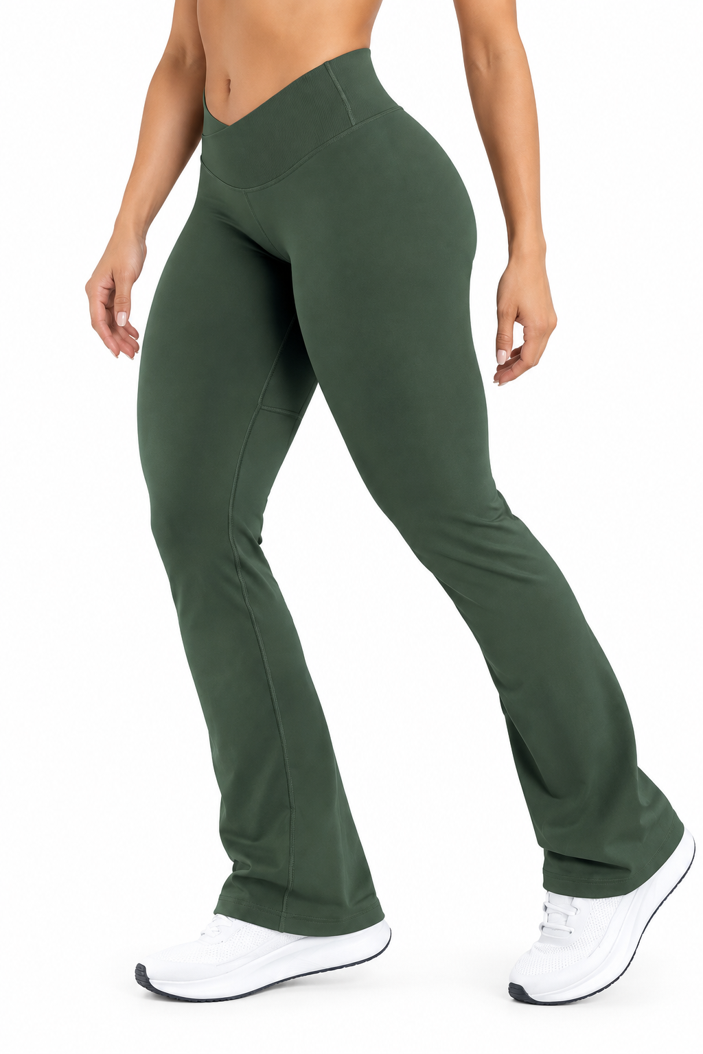 Leggings Calza Flare Tiro Alto CH07