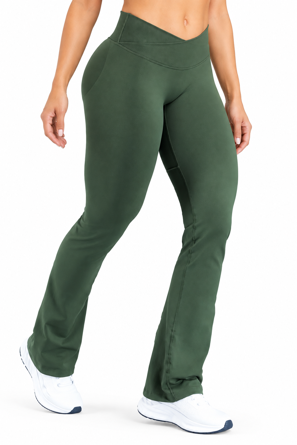 Leggings Calza Flare Tiro Alto CH07