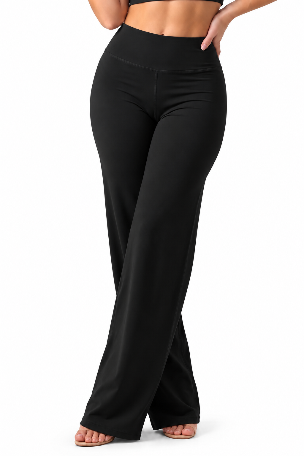 Pantalón Palazzo Deportivo Tiro Alto CH344