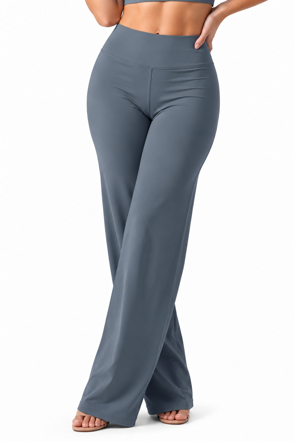 Pantalón Palazzo Deportivo Tiro Alto CH344